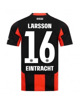Eintracht Frankfurt Hugo Larsson #16 Heimtrikot 2025-26 Kurzarm Eintracht Frankfurt Hugo Larsson #16 Heimtrikot 2025-26 Kurzarm